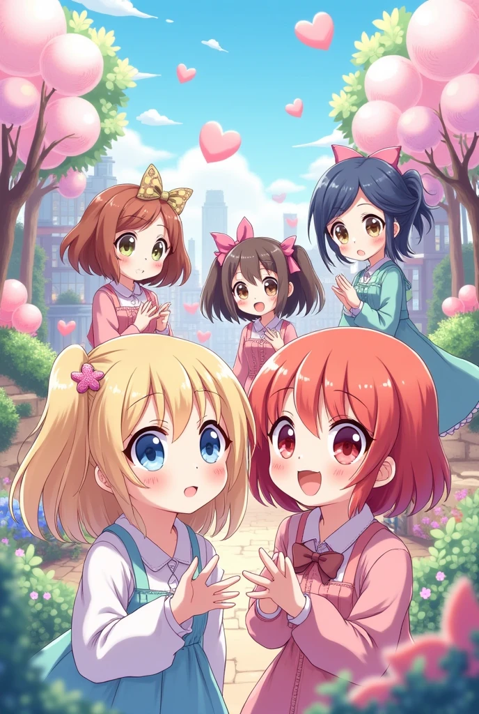 Cute female characters