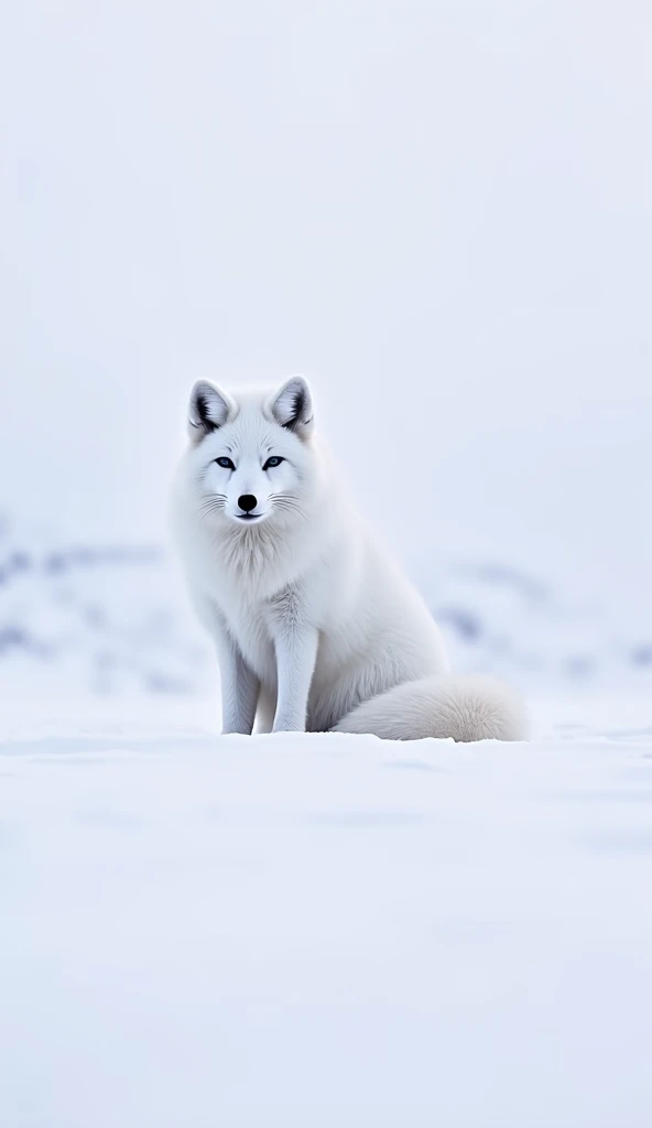 Arctic fox, standing in the snow, its pure white fur sparkling in the morning sun, a beautiful world, a poster for a documentary film, with the words "arctic fox" written in large letters on the screen, ((masterpiece, highest quality, Highest image quality, High resolution, photorealistic, Raw photo, 8K)), ((Extremely detailed CG unified 8k wallpaper)),