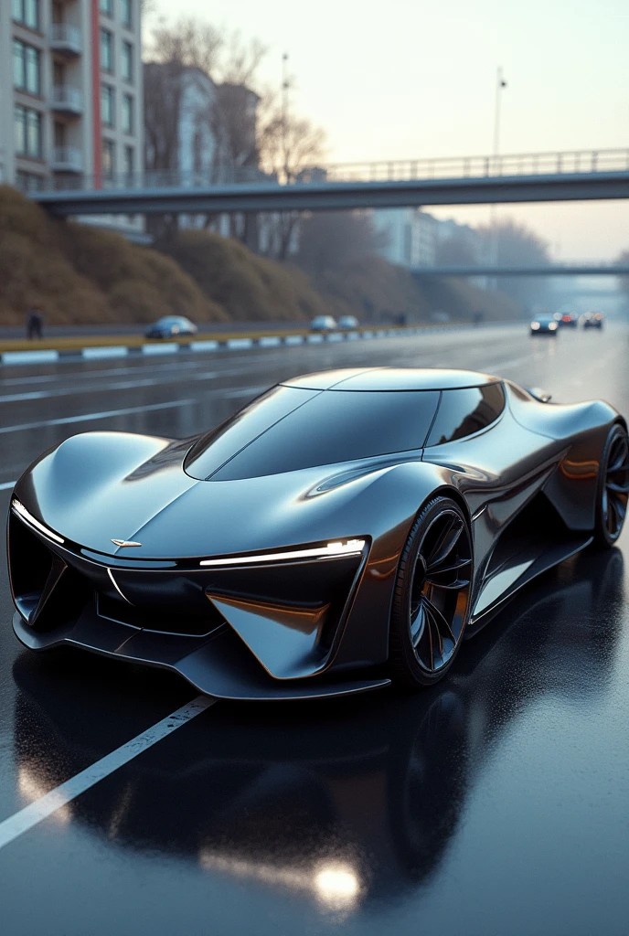 Creating a car of the future, unlike any car today, named TMT, car with unusual design