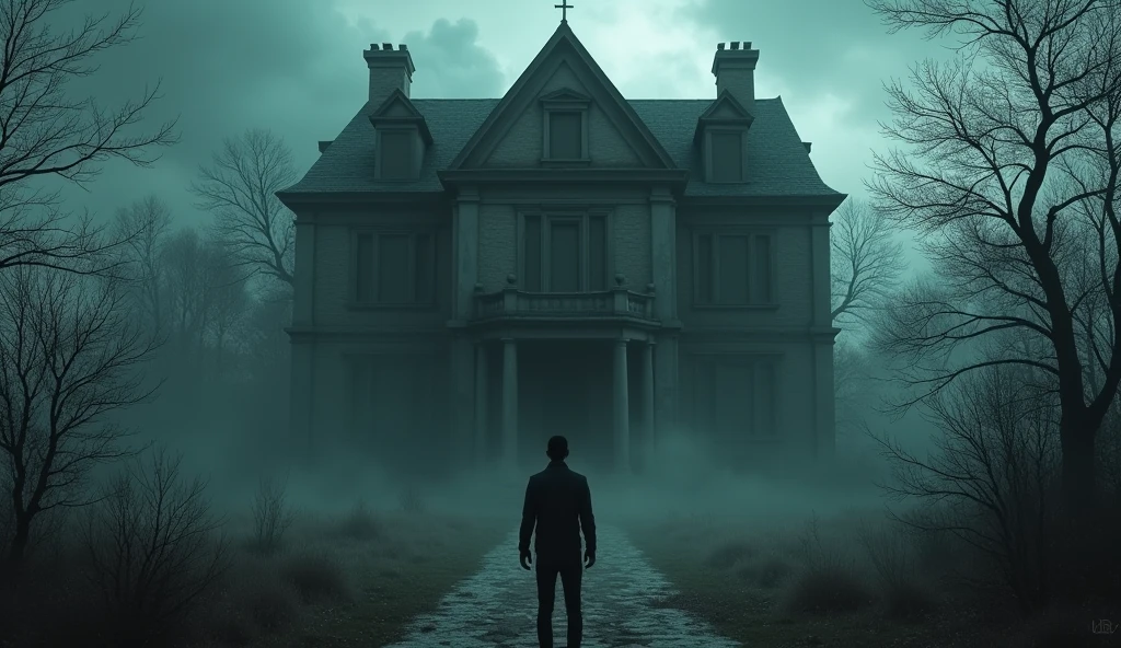 Upon reaching the mansion, Ajay observed the environment was extraordinarily eerie.