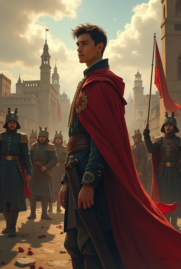 The boy grew up, continue to contribute to the country, help the king rule the country, hold the border
