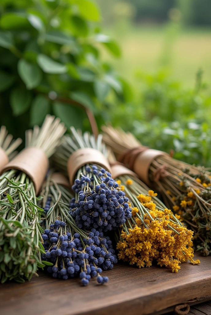 Fly repellent made from dried herbs