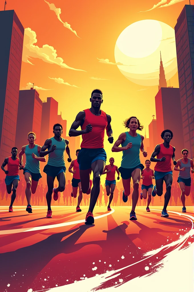 Generate a Marathon event poster