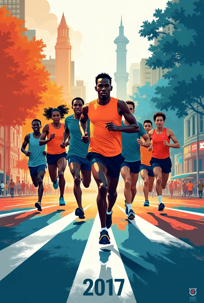 Generate a Marathon event broucher