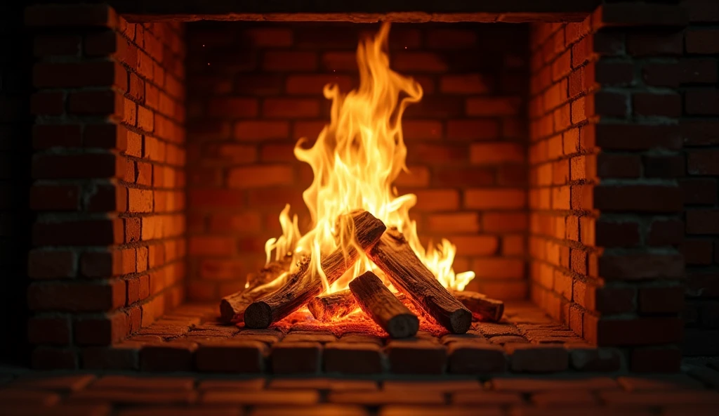 a close up of a fire in a fireplace with a brick wall in the background, warm fireplace, fire place roaring, in front of a fireplace, roaring fire, beautiful fire, cosy fireplace, fireplace, gas fire in cracks, glowing fire, the fire is made of binary code, bathed in the the glow of a fire, fire and flames, irori fireplace, blazing fire, blazing fire and glowing lava, flames of fire at background, small fire, fire background, fire and flame, burning fire
