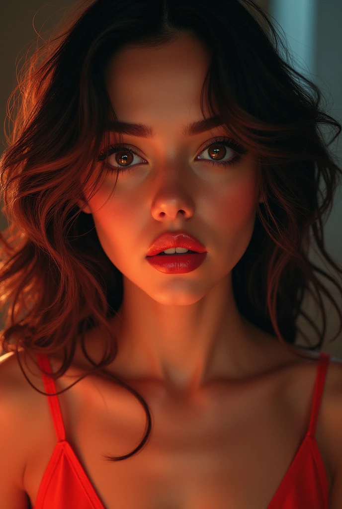 Sexy girl excited