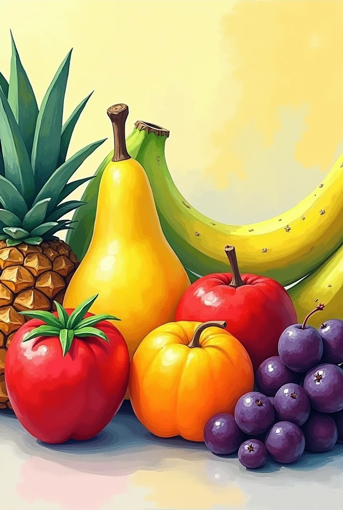 Stilllufe fruit
More easily
For kid can draw