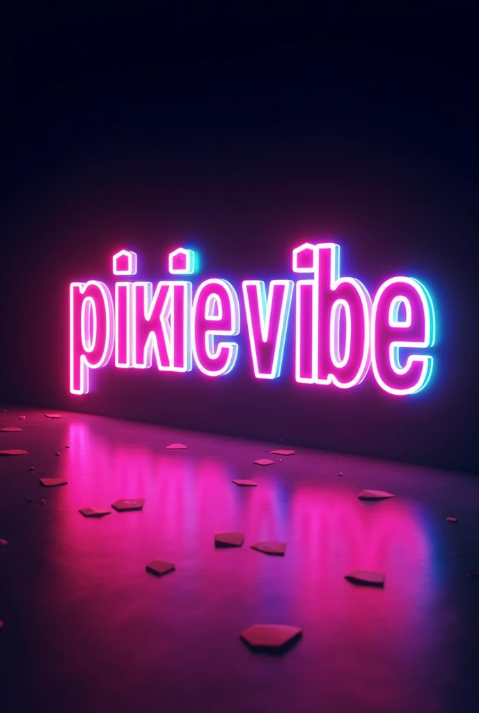 Solution 20：Cool neon font design：Choose a neon font，For example, &quot;Neon 80s&quot; or &quot;Russo One&quot;。
Pattern elements：Design the letters &quot;PixieVibe&quot; into neon tube effect，Letter edge glow，Create cool visual effects。
Color Scheme：Use bright neon colors（Like bright pink、Blue and Green），The background is dark（Such as black or dark purple），Highlight neon effect。