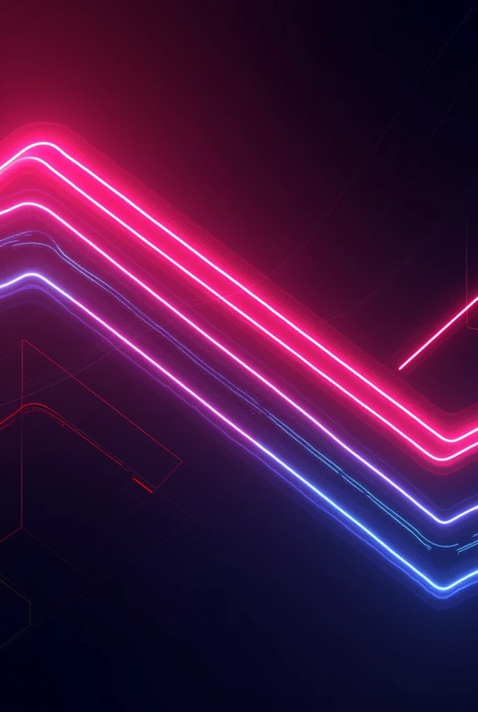 Creater colour full wallpaper with sharp neon light line