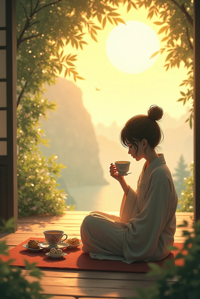 Tea with sun