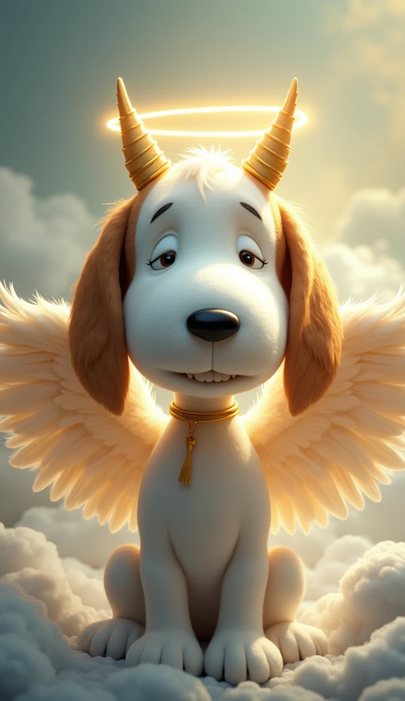 (ultra detailed), Snoopy、Angel Expression、tooth、Horn、wing