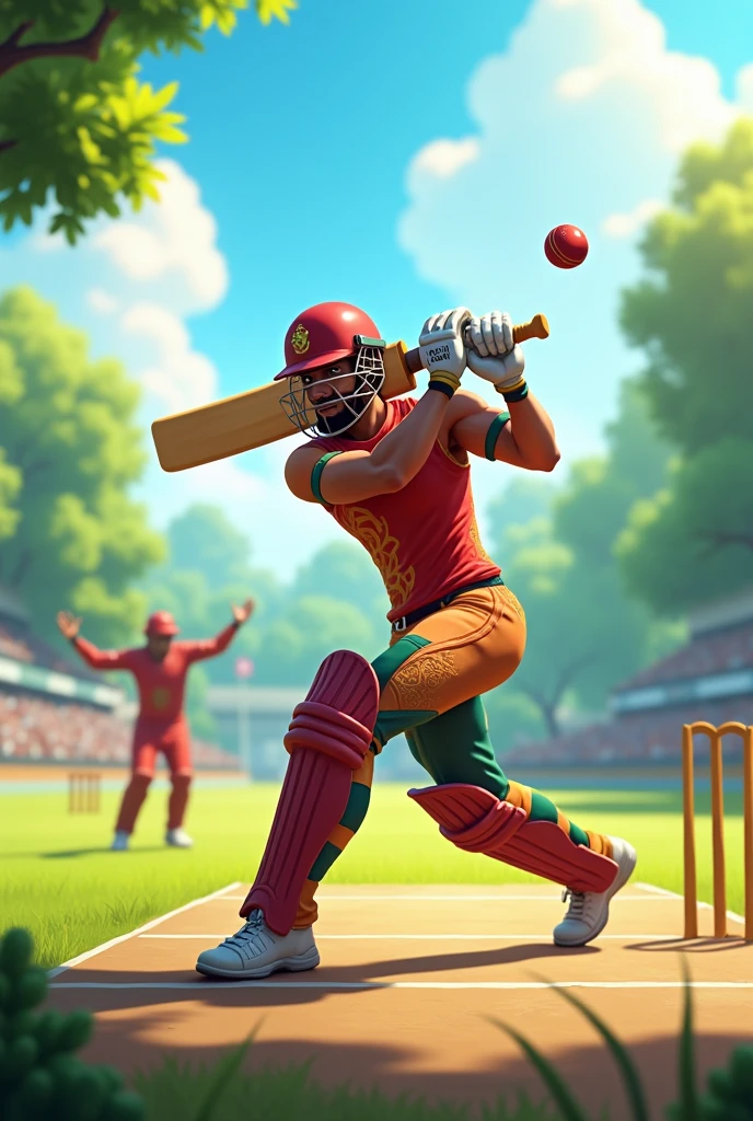 Free fire alok play cricket 