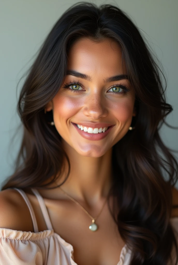 I want you to create a professional portrait of a girl named Stephany Cassimiro, your Instagram is stherskata, take a picture of her