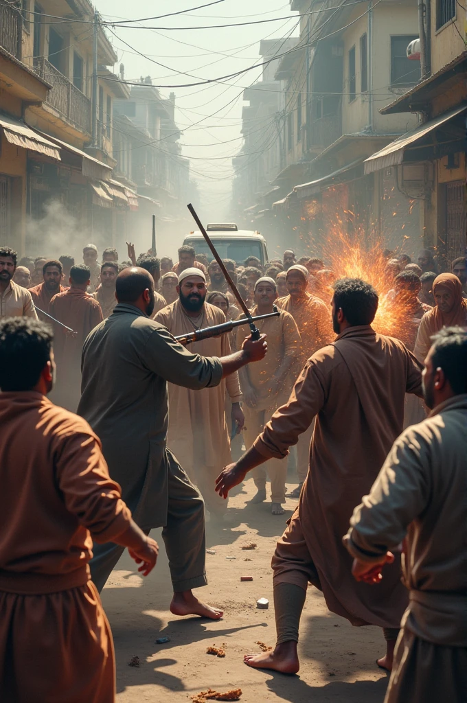 Muslim attack hindu