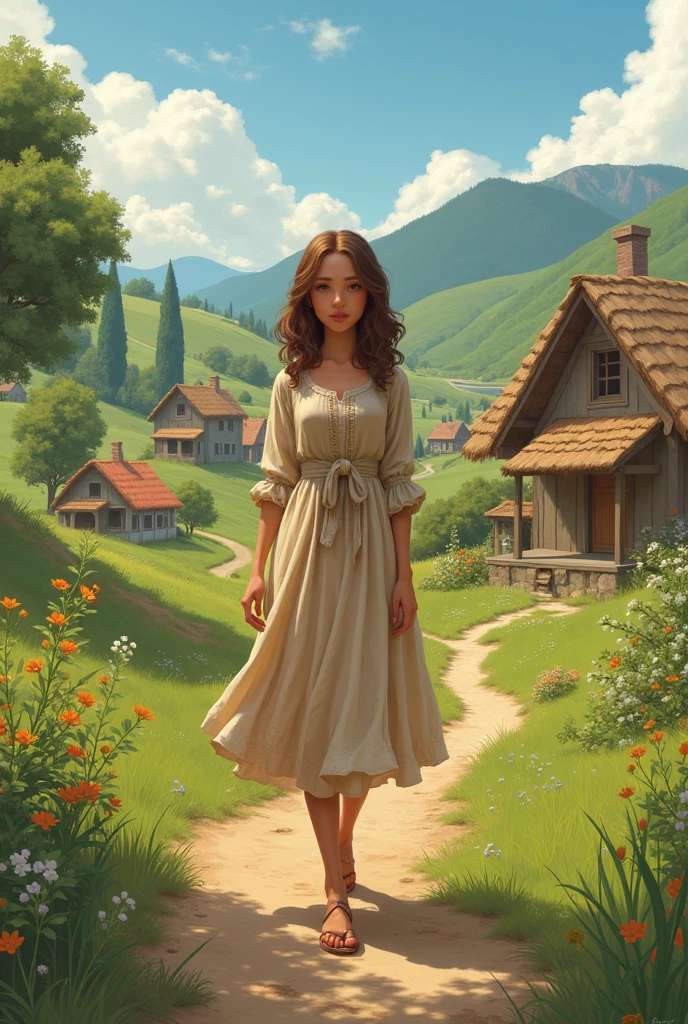 In a small village lived a 25 years girl named Rumi.