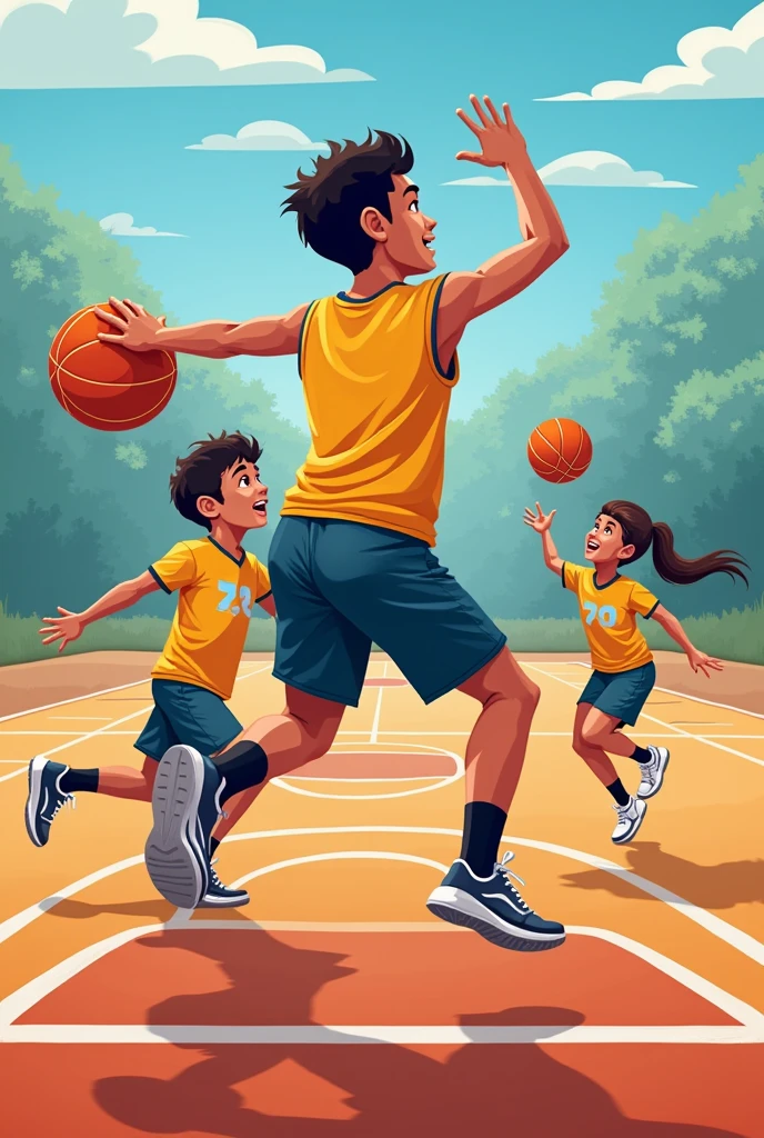 📣 **Basketball Coaching Camp**
Sristi Global School, in collaboration with Jatayu Basketball Academy, is hosting a basketball coaching camp for grades 1-9. Sessions will be held on Wednesdays and Fridays from 4:00 PM to 5:00 PM, September to February. The camp fee is 2k per month. Students will receive expert coaching, and participants may be selected for the school team. Don't miss this chance to improve your skills and join the team.
Thank you 😊