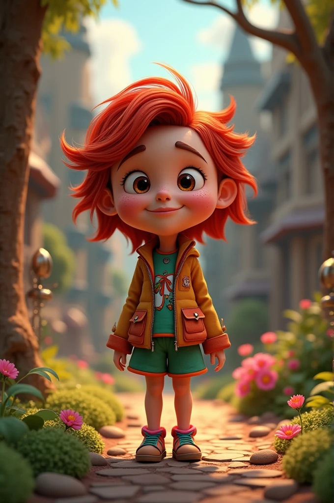 3D animation style" "Create a series of 3D cinematic cartoon images featuring a single main character—a [describe the character: age, gender, appearance, clothing, and any special features]. The character should be depicted in different dynamic and dramatic scenes, all set within the same theme or story. Each image should capture the character in unique poses and expressions, showcasing their personality and emotions.The scenes should be highly detailed, with rich, vibrant colours and cinematic lighting that enhances the mood of each setting. Backgrounds should include [describe the environment: forest, futuristic city, medieval castle, etc.], with elements that add depth and context to the story being told.The character should remain consistent in appearance across all images, but the scenes should vary to reflect different moments in their adventure or journey. The overall style should be a blend of realism and cartoonish exaggeration, with attention to detail in textures and shading."