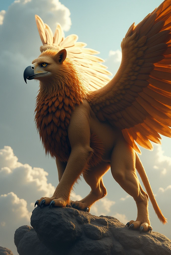 ((Highest quality)), ((masterpiece)), (detailed), Griffin