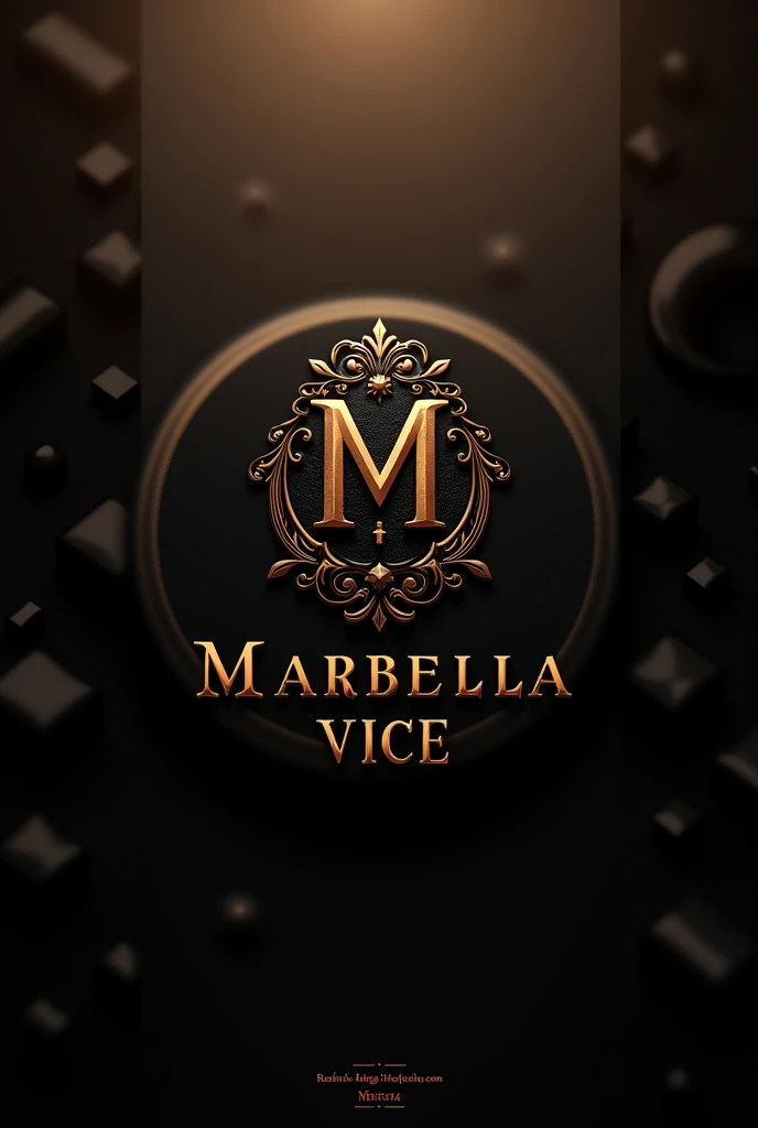 A logo that is in the center with the text Marbella Vice 2.0 that at the top it says VIP Purchases and Donations 