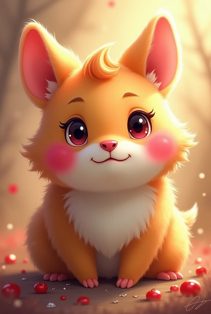 Caca's cheeks