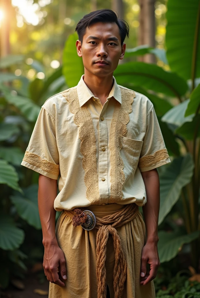 Philippine Barong made of plastic sack of rice