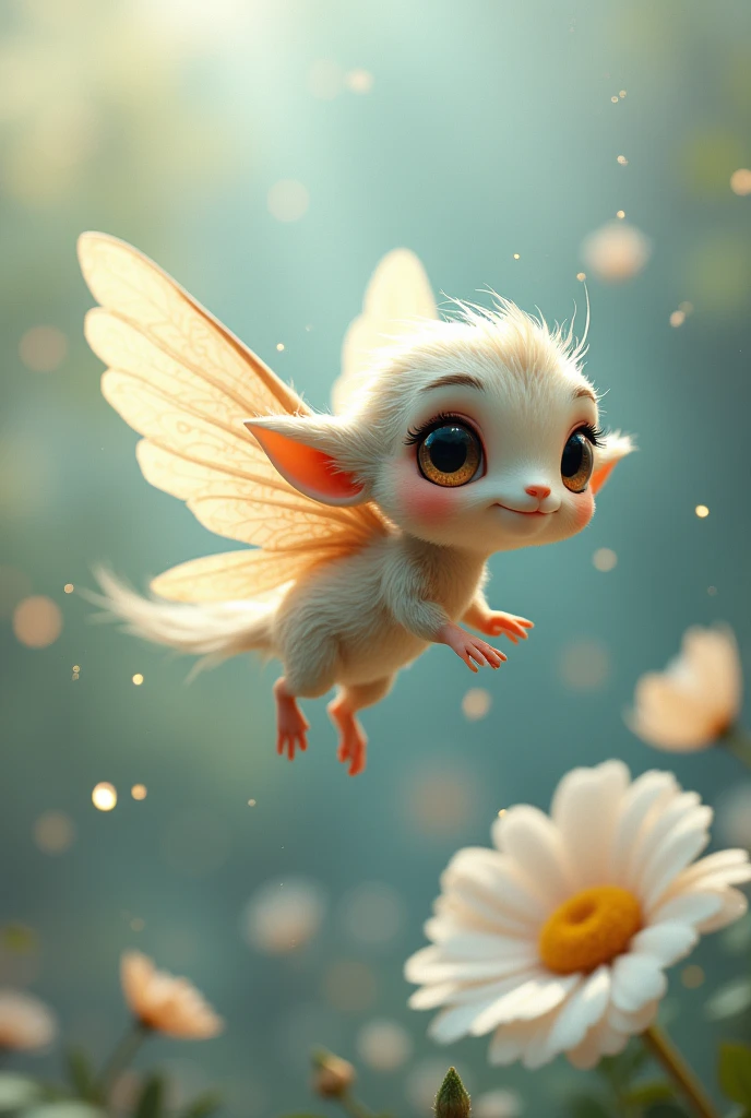 Cute flying mythical creature