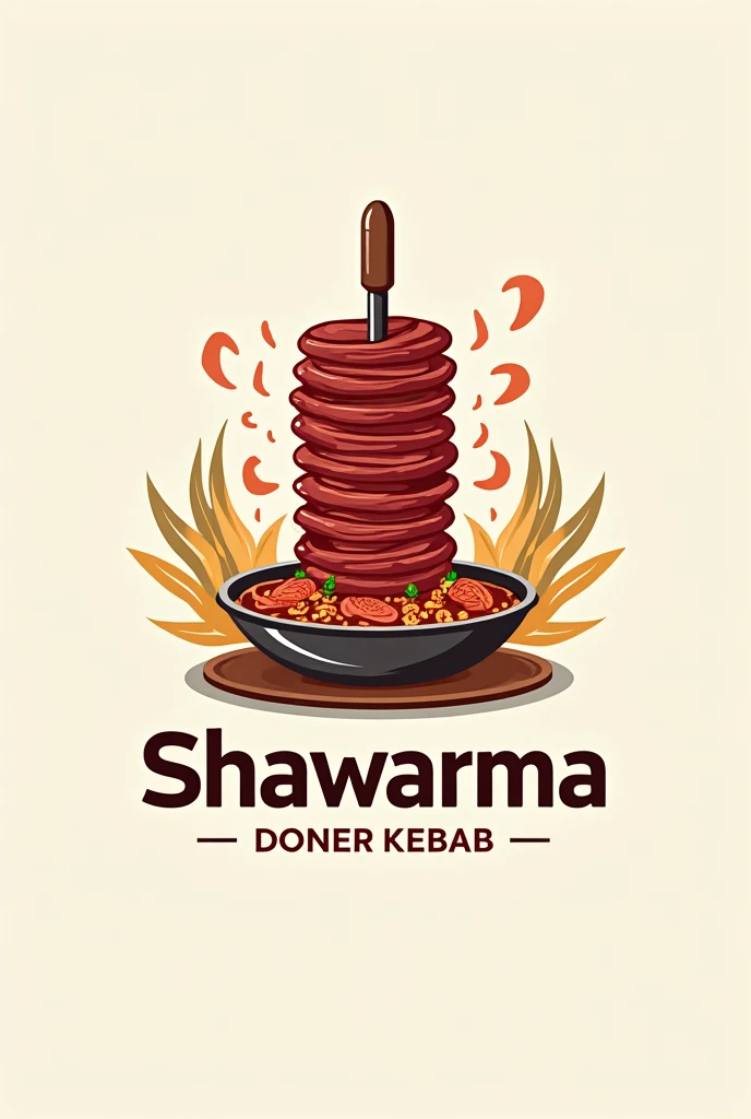 The shawarma logo is below the Doner By Paşa Rustam logo
