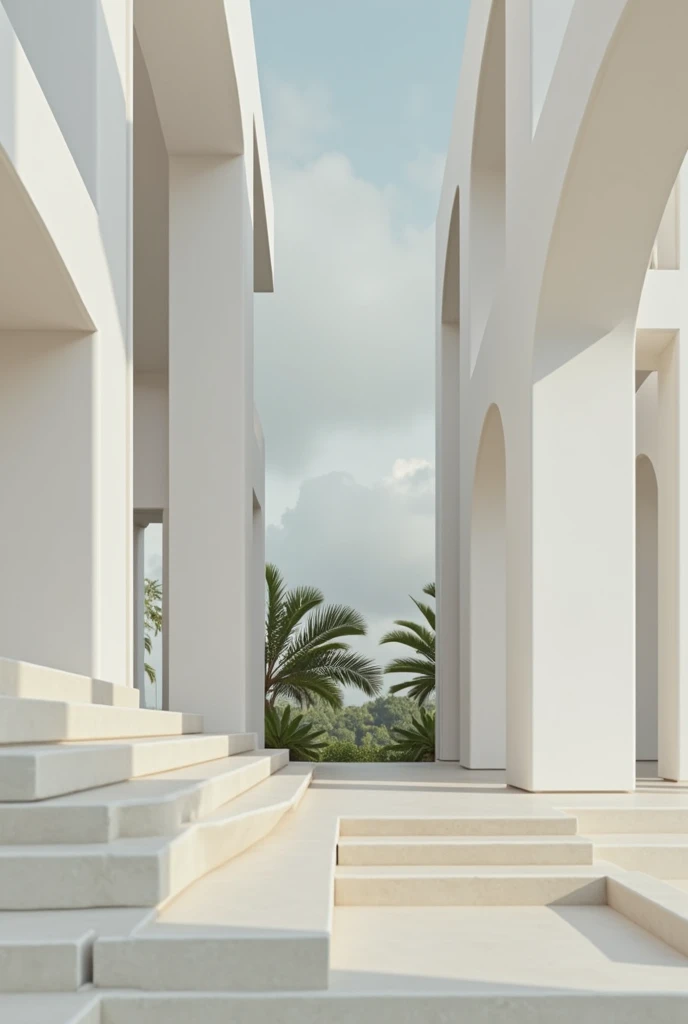 professional photograph of a ball villa,__perspective__, bold lines, hyper detailed, warm natural lighting, cinematic, film grain, laying , bali villa with tropical plants and palm trees in the background, cream stone stairs and cut out archs, (intricate details, masterpiece, best quality:1.4),hyper detailed, bright extensive palette, warm natural lighting, cinematic, film grain, depth of field, (intricate details, masterpiece, best quality:1.4), mesmerizing, dynamic, dramatic, sensual, voluptuous dynamic pose, highly detailed, bestRay tracing, light and shadow play, highly detailed,24mm photograph, film, bokeh, professional, 4k