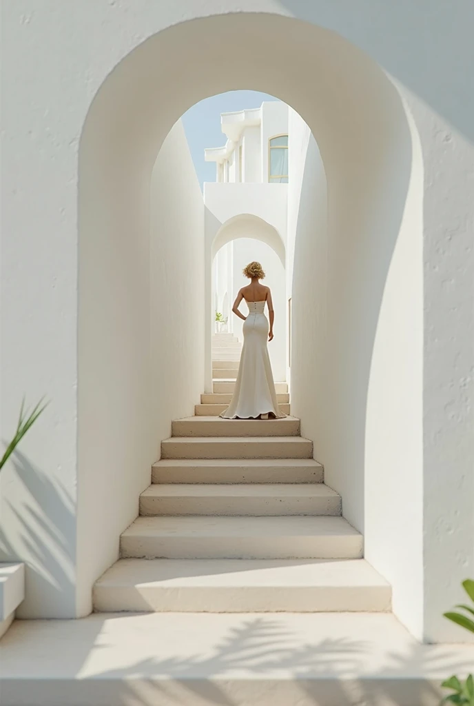 professional photograph of a ball villa,__perspective__, bold lines, hyper detailed, warm natural lighting, cinematic, film grain, laying , bali villa with tropical plants and palm trees in the background, cream stone stairs and cut out archs, (intricate details, masterpiece, best quality:1.4),hyper detailed, bright extensive palette, warm natural lighting, cinematic, film grain, depth of field, (intricate details, masterpiece, best quality:1.4), mesmerizing, dynamic, dramatic, sensual, voluptuous dynamic pose, highly detailed, bestRay tracing, light and shadow play, highly detailed,24mm photograph, film, bokeh, professional, 4k