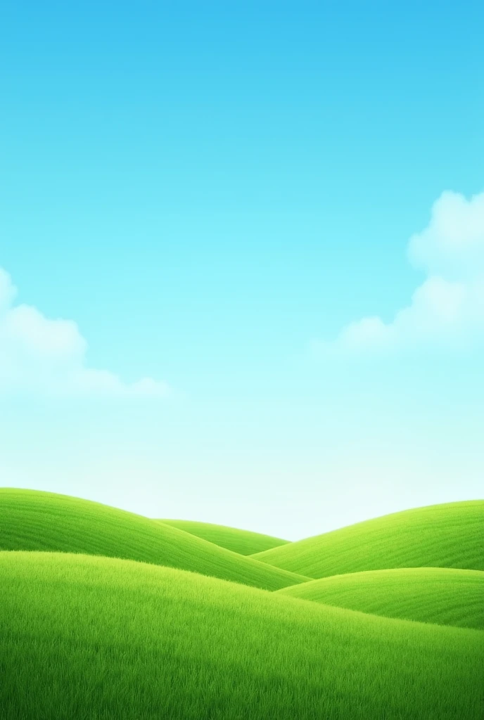I want a clear sky and good condition grass