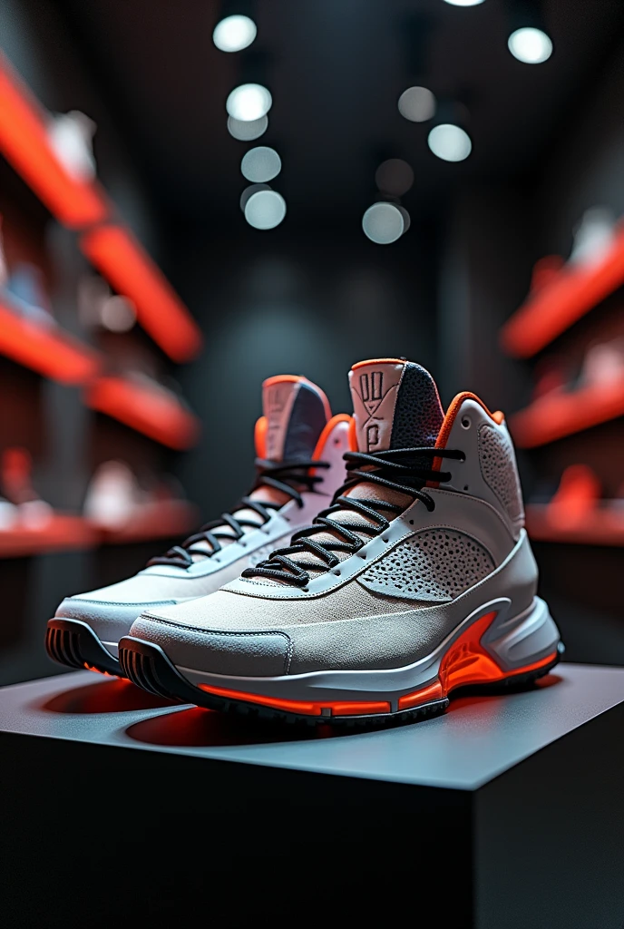 a unique shoes design for mens in showroom of nike air jordan unique colours