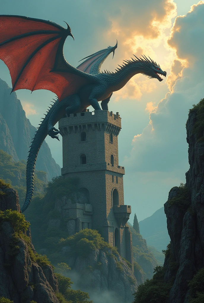 A large dragon with many spikes and sparkling scales all over its body flew up to the highest tower of the castle.. Soon, Behind the Walls, noise was heard from the flapping of its huge wings and gusts of heat. "That evil dragon again", - thought the princess and pulled the hem of her dress.. "Only his fucking was no longer there. sucks", - she said gritting her teeth and resolutely went out onto the small balcony of her tower.. The same tower, in which she was imprisoned indefinitely, And shebeen there since then, as soon as the nannies first noticed, that the nipples of the young princess began to swell excitingly, filling my chest with unknown desires, and barely noticeable red hairs began to appear above the pussy, her consciousness is even more disturbing.