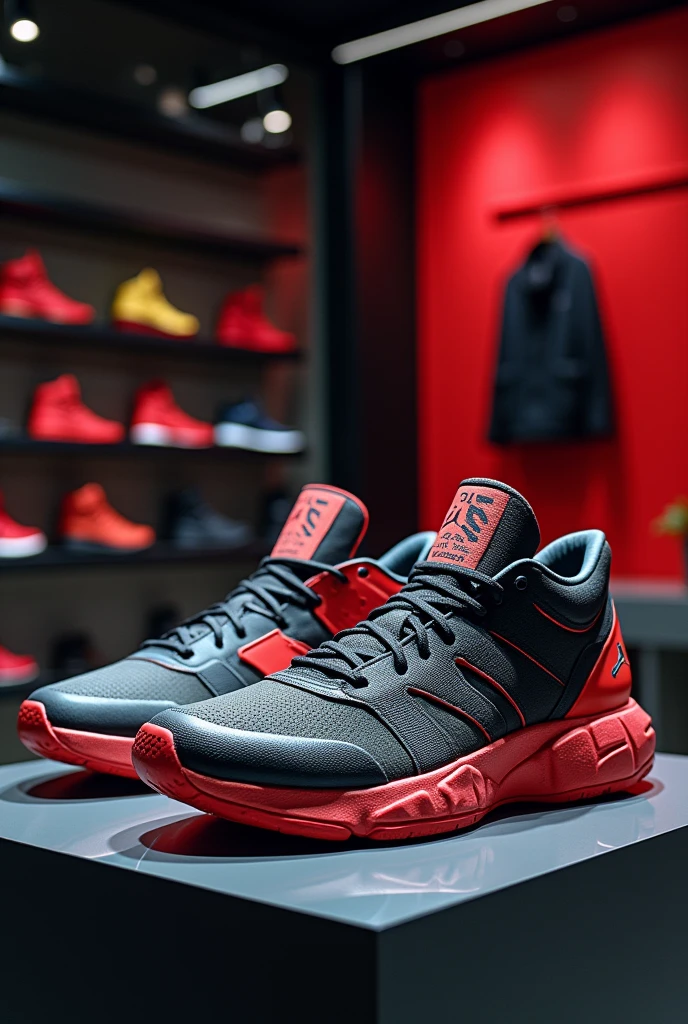 a unique shoes design for mens  in showroom of nike air jordan unique colours  