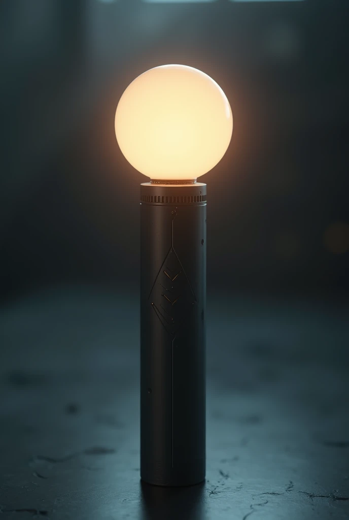 Lightstick kpop style Y2K sombre avec une boule