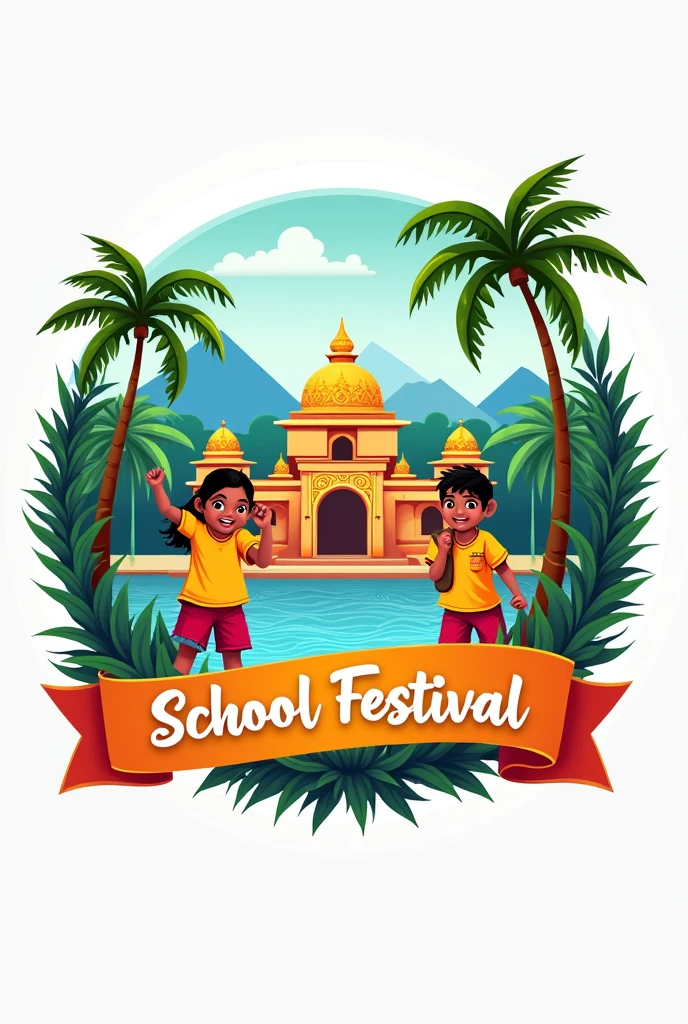 Logo for an schhol festival in kerala
