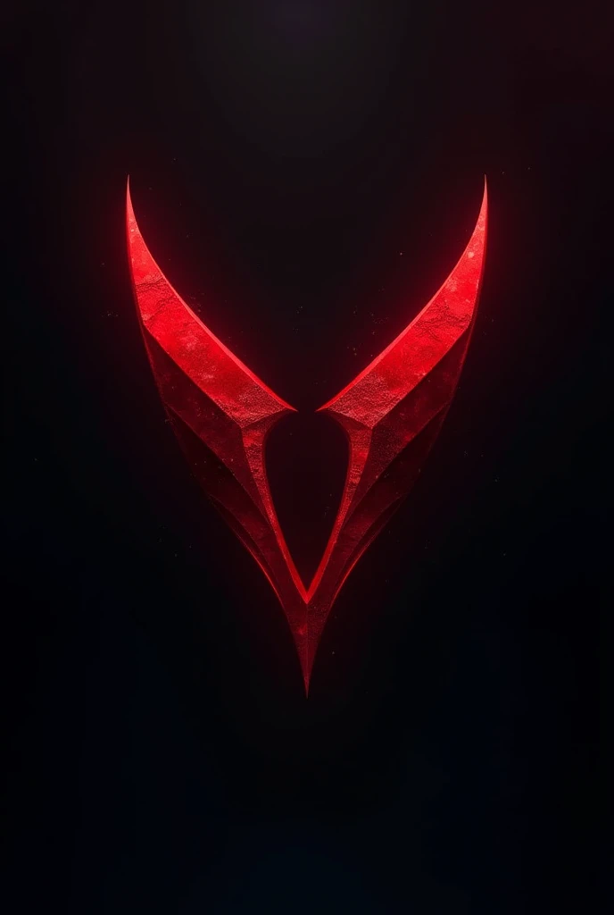 Create a logo for the VME clan in red with a dark background 