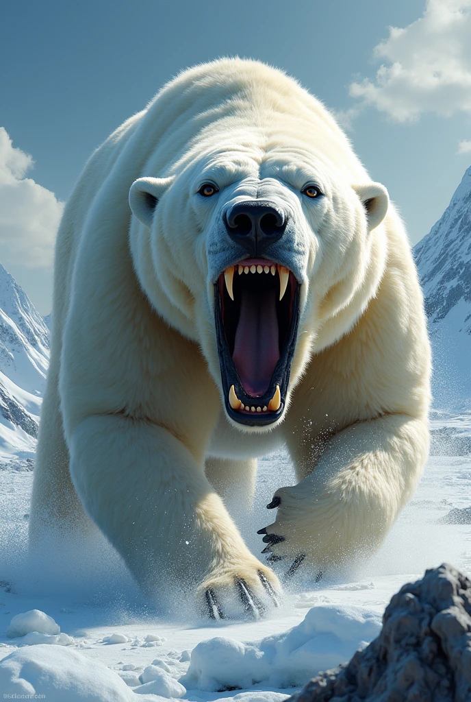 Polar bear bite