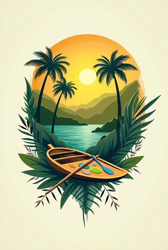 Logo for an school art competition in kerala