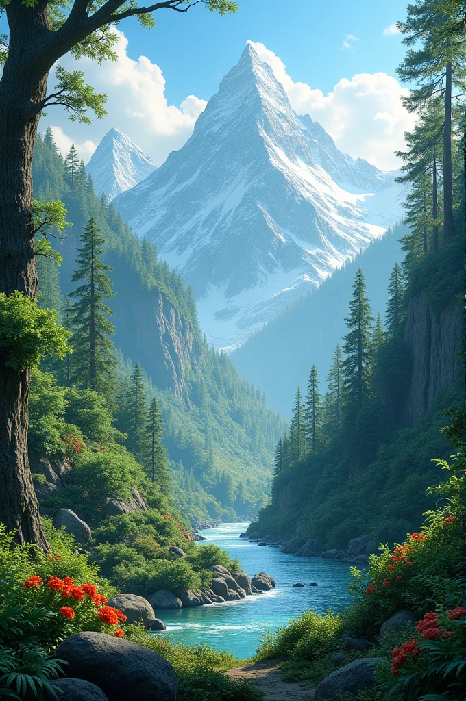 जंगल पहाड़ नदी यूट्यूब पोस्ट