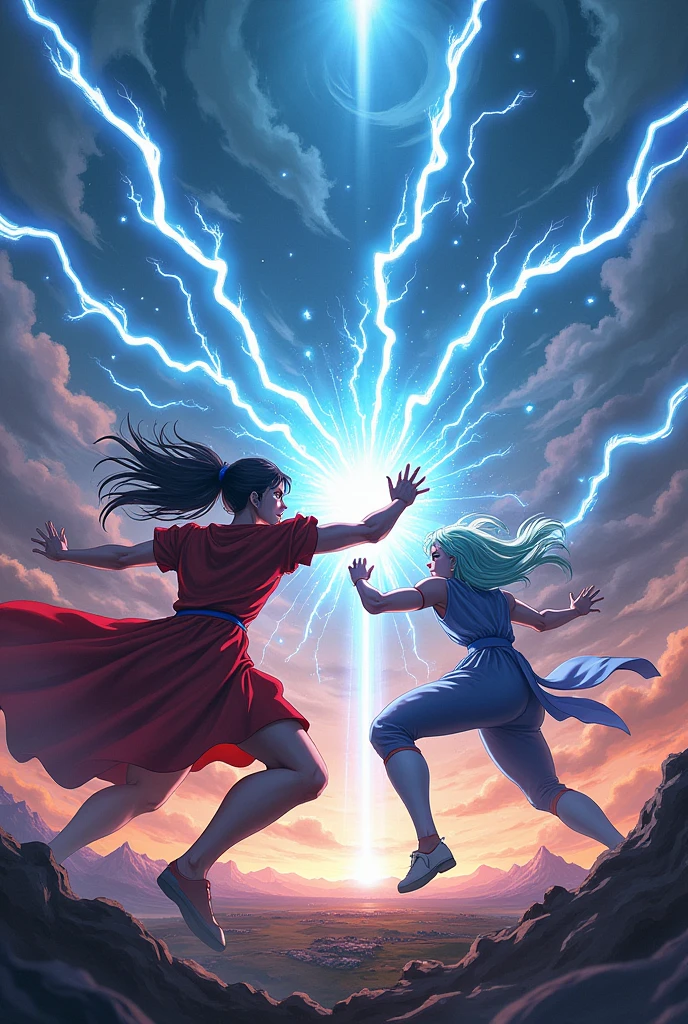 Unrealistic Anime Fight Lightning