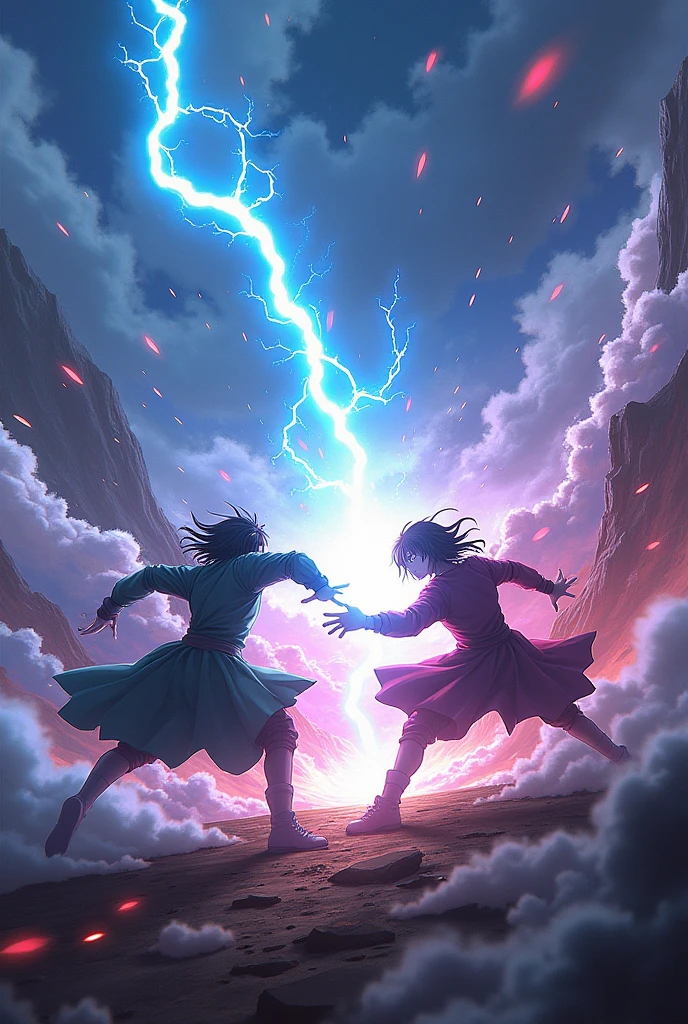 Unrealistic Anime Fight Lightning 