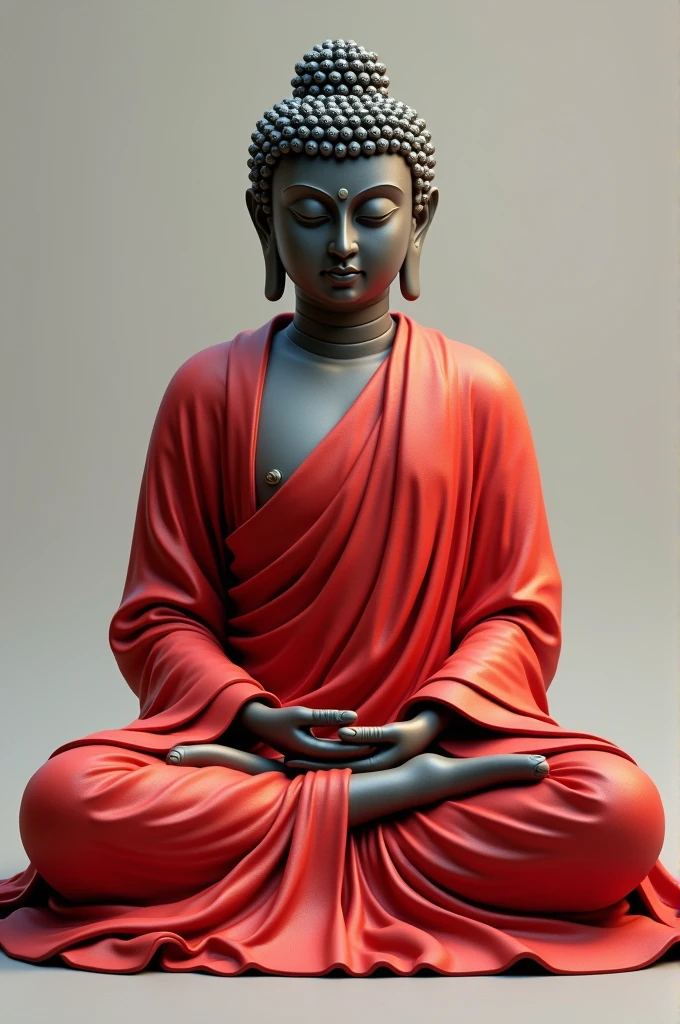 Buddha image full red sut