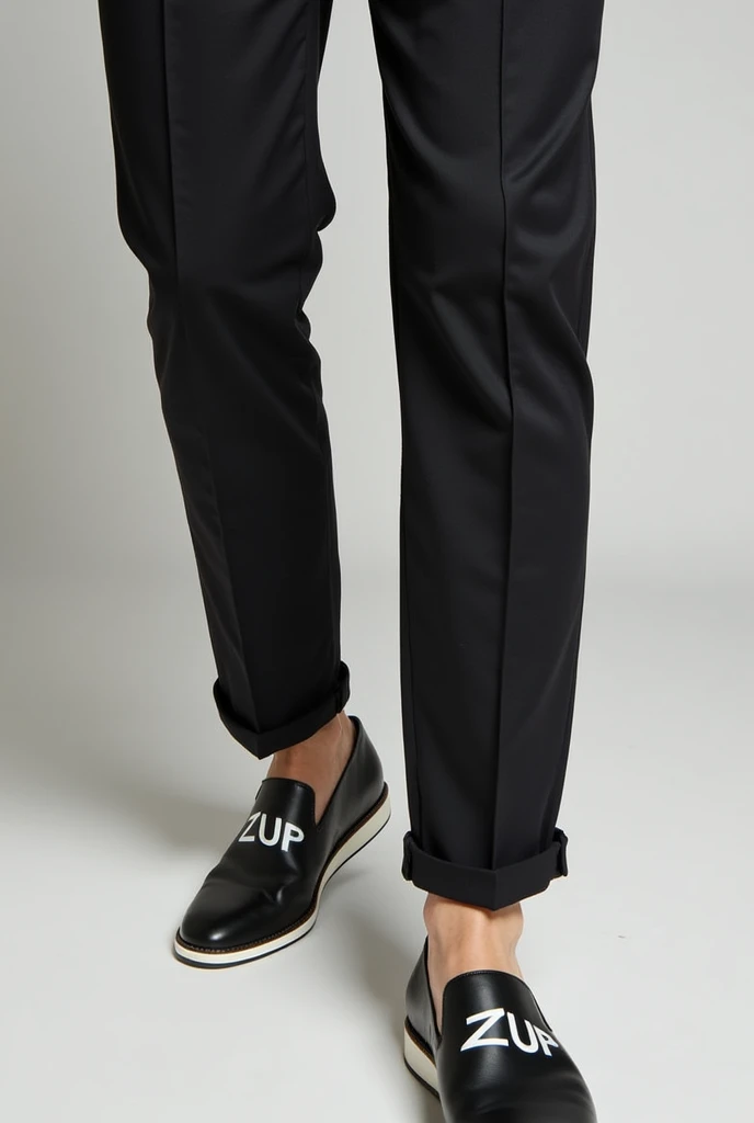 Trousers with cuffs with the ZUP brand