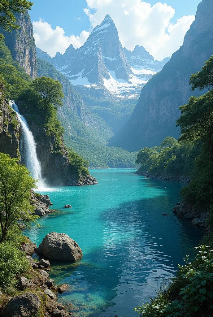 Epic photo of paradise without women