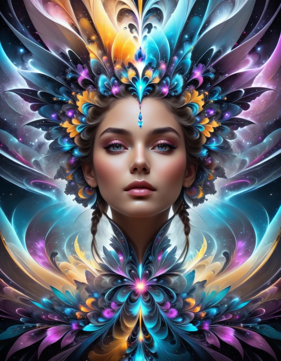 (masterpiece, top quality, Best quality, official art, beautiful and aesthetically pleasing:1.2), (1 girl), extremely detailed,(fractal art:1.3),colorful,as detailed as possible