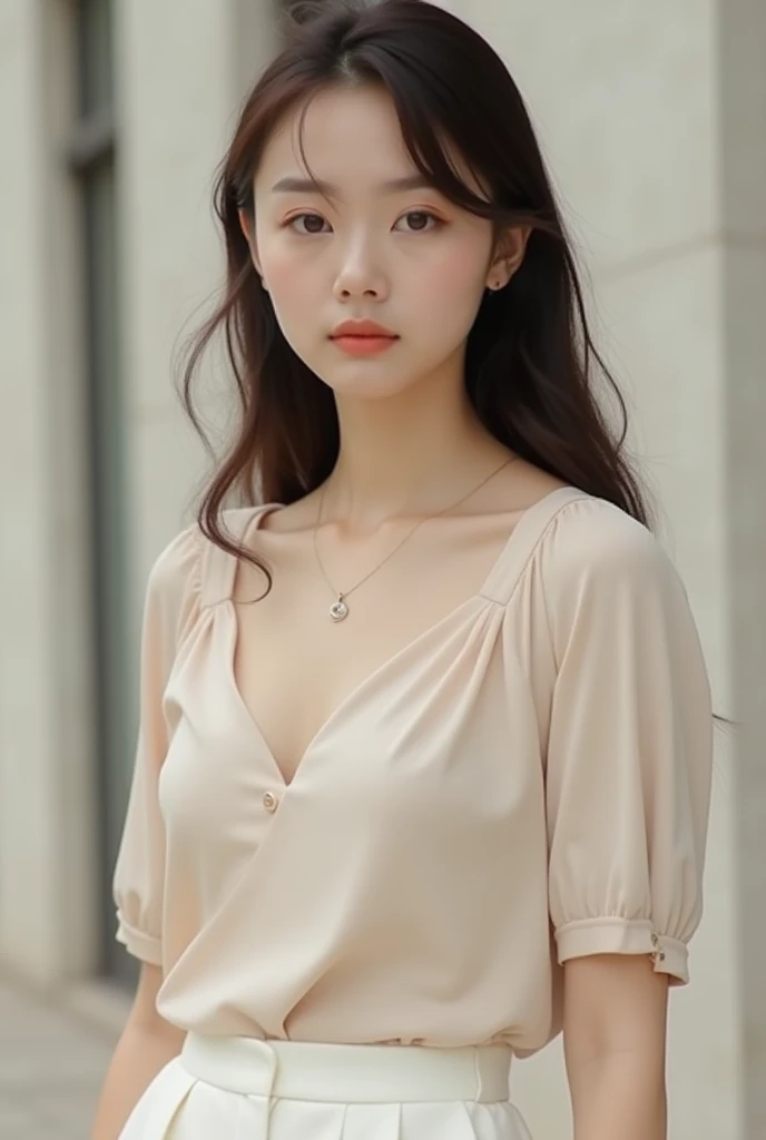 crepe top for women ( Korean fashion)