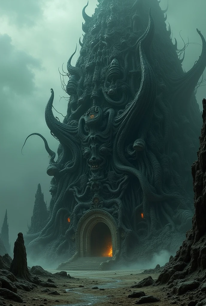 mur temple hr giger style