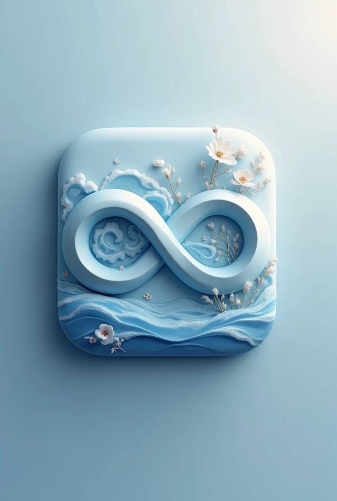 High resolution, masterpiece, accurate, high quality, Ultra high definition, logo seaart logo, app logo, infinity 