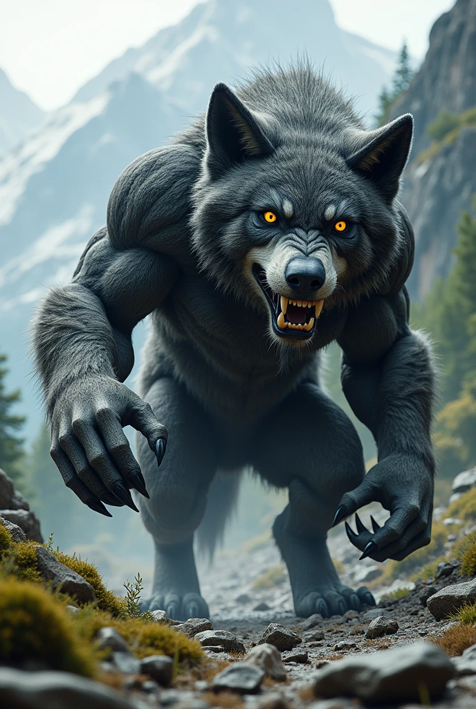 Wolf wolverine transformed