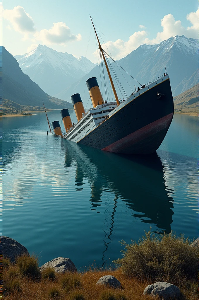 Send the pic of titanic where it’s sinking in Armenian lake Sevan